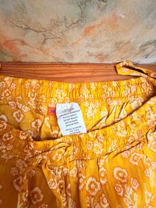 Yellow Embroidered Kurta and Palazzo Set