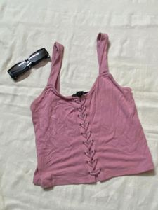 Forever 21 Womens Knit Crop Top