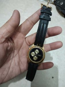 Timex Chronograph Watch - Gold Tone