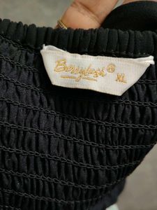 Elegant Black Slip Dress with Tie Waist