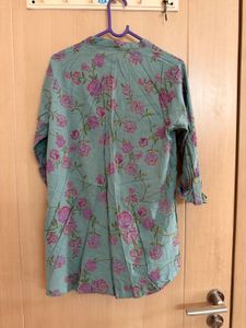 Bohemian Floral Print Kurta
