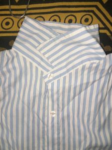 Classic Striped Button-Up Shirt