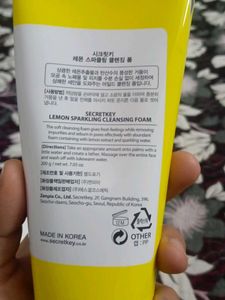 Secret Key Lemon Sparkling Cleansing Foam