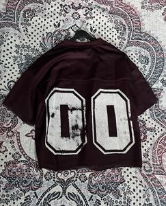 Maroon Mesh Jersey from H&amp;M
