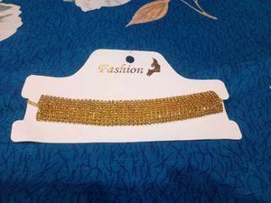 Sparkling Gold Choker Necklace