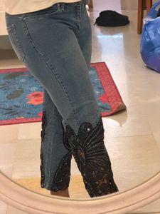 Embellished Flare Jeans