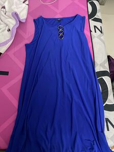 Royal Blue Imported Short Dress