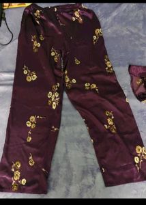 Satin Floral Nightshirt
