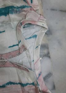 Pure Muslin Kurta Fabric With Pur Salwar Fabri