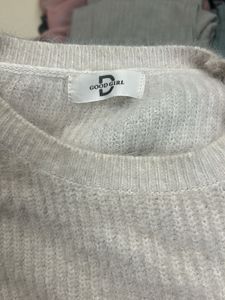 Cozy Cream Puff Sleeve Sweater