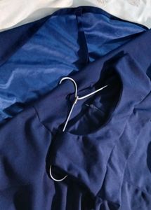Elegant Navy Blue Evening Gown🪻