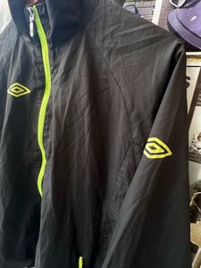 Umbro Black &amp; Neon Windbreaker Jacket