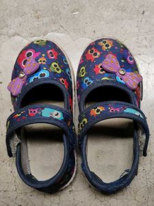 Cute Owl Print Mary Jane Shoes