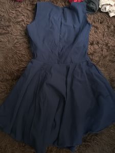 Chic Navy Skater Dress brand new
