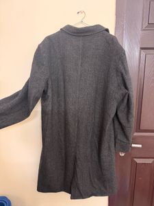 women’s  Classic Grey Herringbone Overcoat