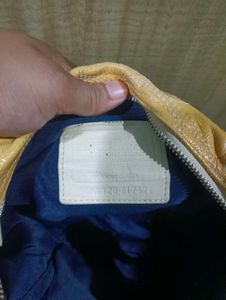 Coach Yellow Patent Leather Hobo Bag