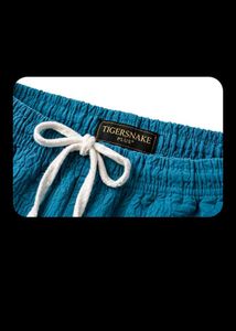 Blue Textured Lounge Pants