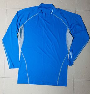 Blue Long Sleeve Rash Guard
