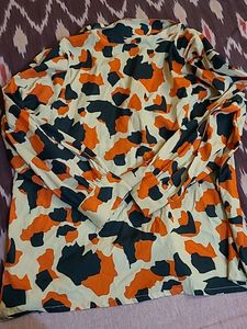 Branded 4XL Animal Print Full Sleeve Shirt