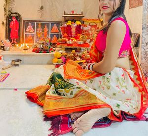 festive vibes saree