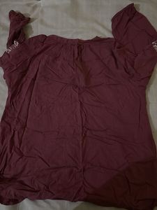 Purple Printed Kurta