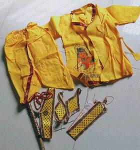 Kids Krishna Costume Set