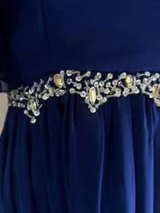 Royal Blue Embellished Gown