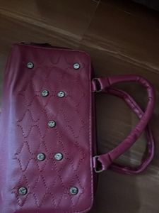 Stylish Maroon Handbag