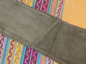 Dark Mustard  Skinny Velvet Pants