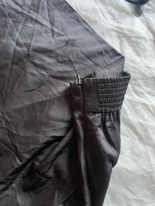Chic Black Wrap Skirt