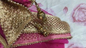 Pink Embellished Dupatta