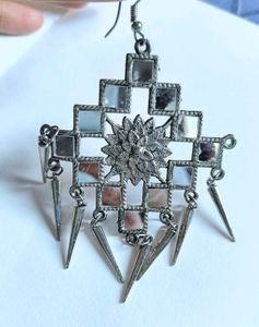 Bohemian Mirror Dangle Earrings