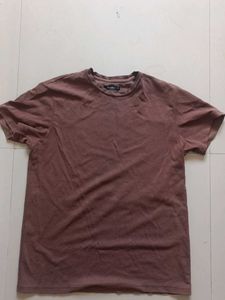 ZUDIO brown T shirt regular fit