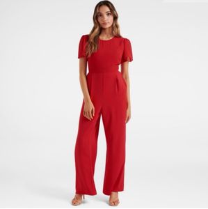 Forever New Katelyn Petite Frill Jumpsuit