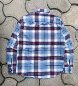 American Eagle Plaid Flannel Shirt for winter