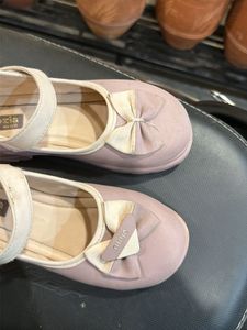 Cute Scocizia Kids Pink Bow Shoes