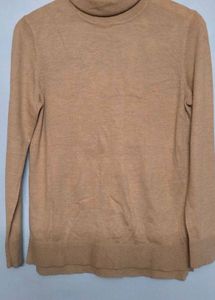 Tan Turtleneck Sweater