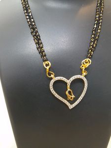 Ad Diamond Mangalsutra ROSE GOLD POLISH
