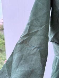 Sage Green Satin Midi Dress