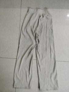 Ribbed Wide Leg Pants