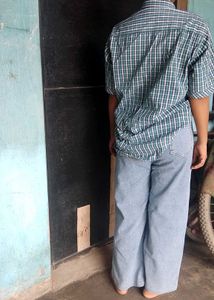 Classic Plaid Short Sleeve Shirt paint