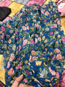 Floral Print Maxi Skirt