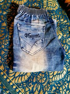 Boys Capri Jeans Stretchable