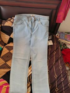 Light Blue Stretch Denim Jeans