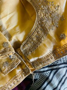 Golden 🌟Designer Embroidered Blouse
