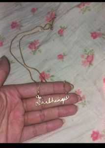 Shubhangi real gold plated necklace