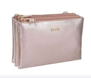 Mochi Rose Gold Clutch/Crossbody Bag