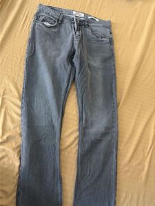 Grey Bootcut Denim Jeans mens