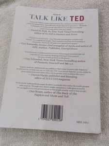 Talk Like TED Book