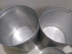 aluminum dabba, grocery container, big utensil com